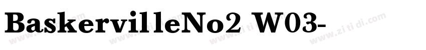 BaskervilleNo2 W03字体转换